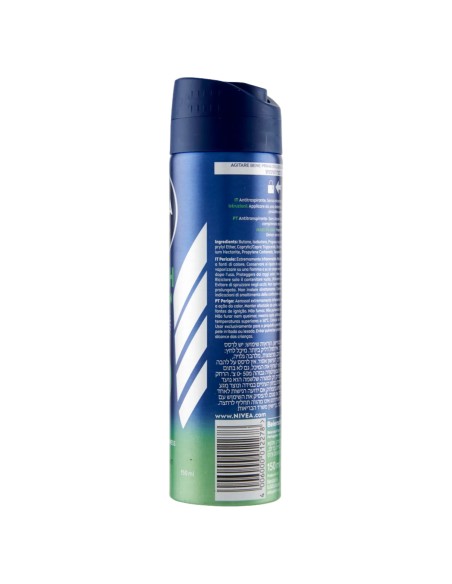nivea deodorante spray 150ml - for men - fresh sensation - 72h protection: tuttocasashop.it: igiene e cura della persona