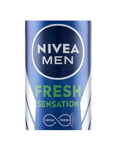 nivea deodorante spray 150ml - for men - fresh sensation - 72h protection: tuttocasashop.it: igiene e cura della persona