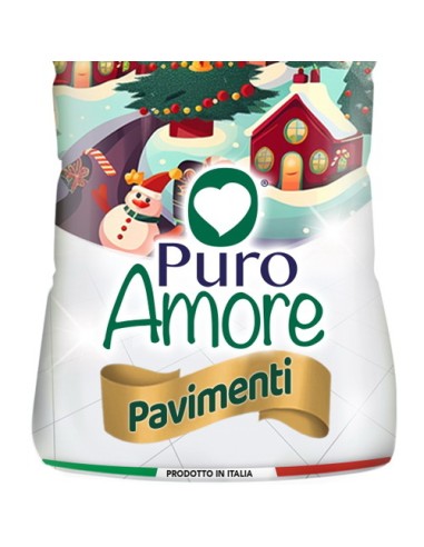 puro amore detergente per pavimenti - 1 litro - vischio e cannella: tuttocasashop.it: pulizia e cura della casa