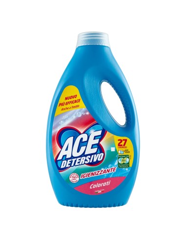 ace detersivo lavatrice liquido - 27 lavaggi - 1350ml - color: tuttocasashop.it: prodotti per bucato e tessuti