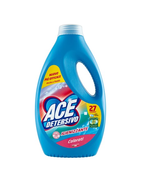ace detersivo lavatrice liquido - 27 lavaggi - 1350ml - color: tuttocasashop.it: prodotti per bucato e tessuti