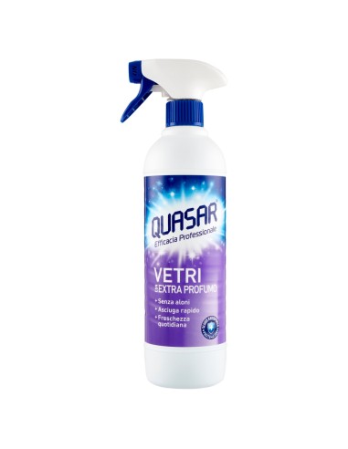 quasar detergente spray - 580ml - vetri profumato: tuttocasashop.it: pulizia e cura della casa