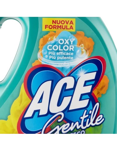 ace gentile candeggina delicata - 2300ml - oxy color - fresco profumo: tuttocasashop.it: prodotti per bucato e tessuti