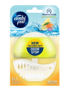 ambipur tavoletta deodorante e igienizzante wc - 55ml - lemon & mandarin: tuttocasashop.it: pulizia e cura della casa