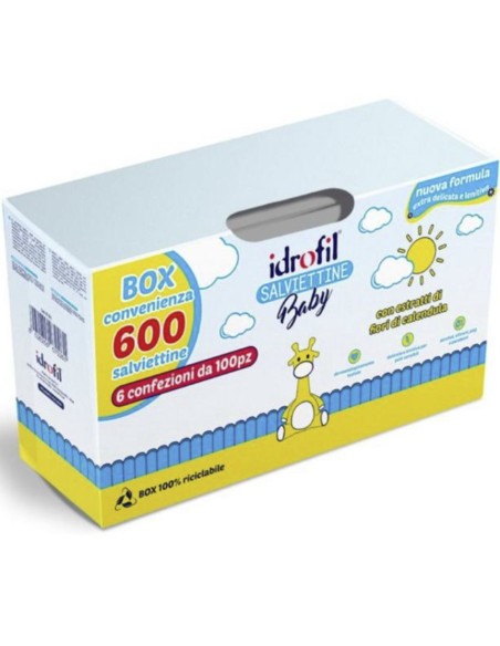 idrofil salviettine imbevute 600 pezzi box convenienza - fiori di calendula: tuttocasashop.it: igiene e cura della persona