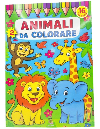 album da colorare a4 animali        a024: tuttocasashop.it: altro - bazar