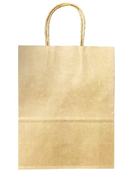 busta da regalo in carta - 27x21cm - media - marrone: tuttocasashop.it: altro - bazar