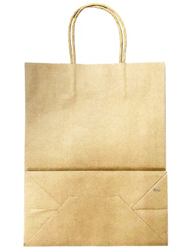 busta da regalo in carta - 27x21cm - media - marrone: tuttocasashop.it: altro - bazar