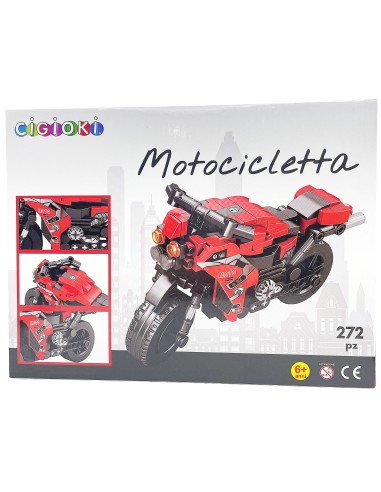 costruzioni t.lego moto sport rosso  246: tuttocasashop.it: altro - bazar