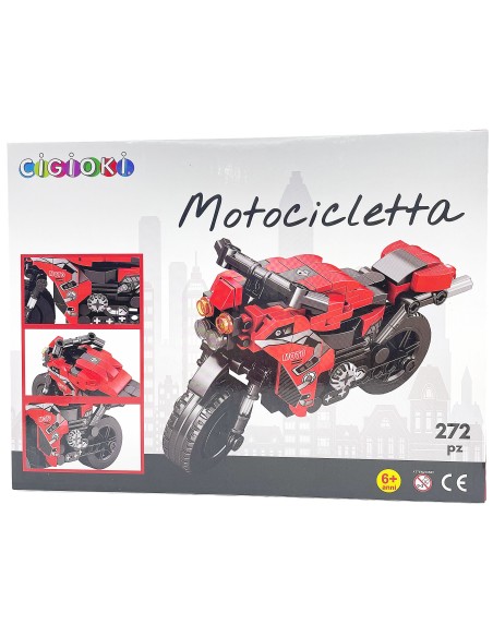 costruzioni t.lego moto sport rosso  246: tuttocasashop.it: altro - bazar