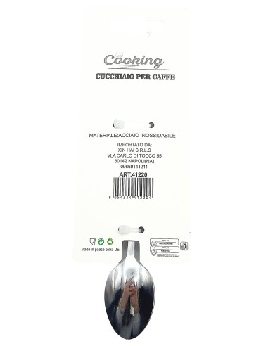 cucchiaini caffe'inox 3pz 12.5cm     204: tuttocasashop.it: altro - bazar