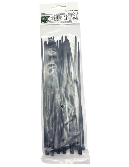 fascette autobloc.3.6x200mm 30pz nere526: tuttocasashop.it: altro - bazar