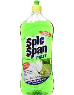 spic&span detersivo per piatti 1l - lime e fiori d'arancio: tuttocasashop.it: pulizia e cura della casa