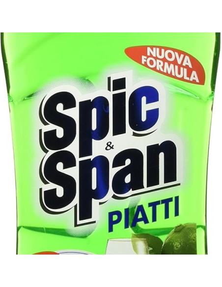spic&span detersivo per piatti 1l - lime e fiori d'arancio: tuttocasashop.it: pulizia e cura della casa
