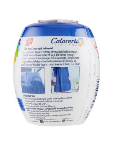 coloreria italiana colorante per tessuti - blu mare: tuttocasashop.it: prodotti per bucato e tessuti