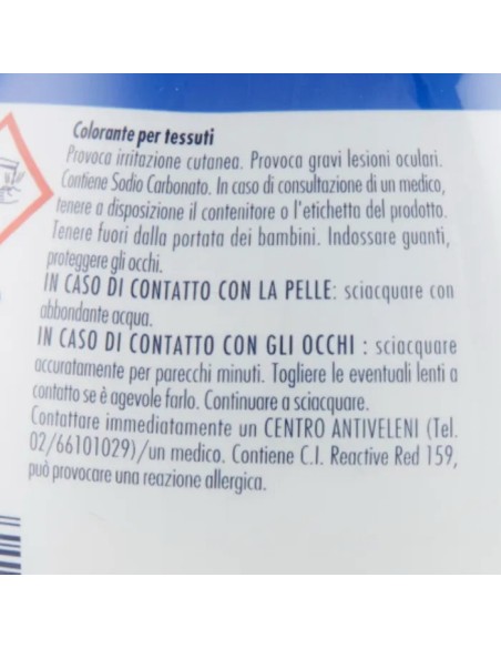 coloreria italiana colorante per tessuti - blu mare: tuttocasashop.it: prodotti per bucato e tessuti