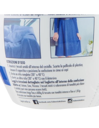 coloreria italiana colorante per tessuti - blu mare: tuttocasashop.it: prodotti per bucato e tessuti