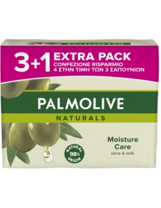 palmolive saponetta - 90 grammi - 4 pezzi - original - verde - oliva: tuttocasashop.it: igiene e cura della persona