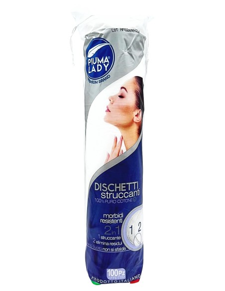 dischetti levatrucco 80pz piuma lady 493: tuttocasashop.it: igiene e cura della persona