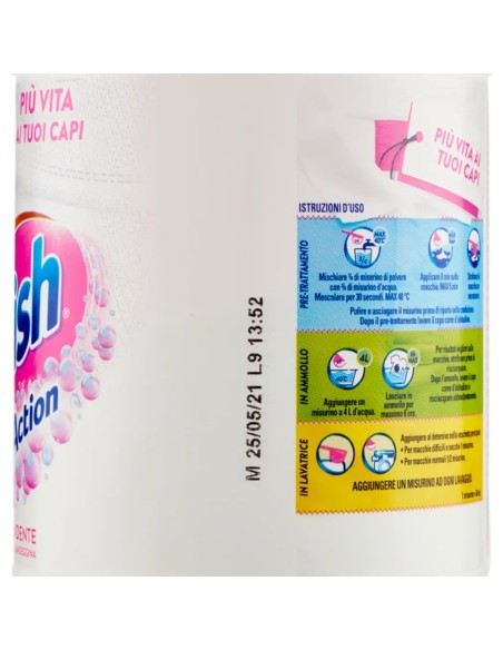 vanish oxi action additivo per bucato - 500 grammi - crystal white - bianco: tuttocasashop.it: prodotti per bucato e tessuti