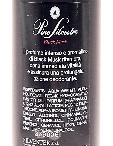 pino silvestre deo profumo natural vapo 125ml - black musk: tuttocasashop.it: igiene e cura della persona