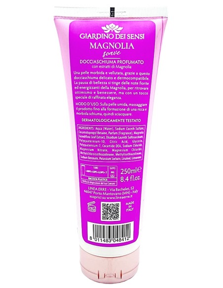 giardino dei sensi docciaschiuma 250ml - profumato - magnolia: tuttocasashop.it: igiene e cura della persona