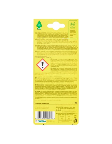 arbre magique alberello deodorante per auto - 1 pezzo - anguria: tuttocasashop.it: pulizia e cura della casa