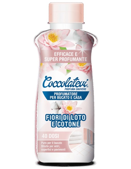 coccolatevi profumatore per bucato - 250ml - loto e fiori di cotone: tuttocasashop.it: prodotti per bucato e tessuti