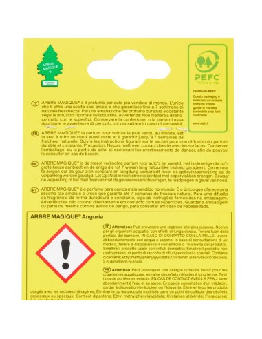 arbre magique alberello deodorante per auto - 1 pezzo - anguria: tuttocasashop.it: pulizia e cura della casa