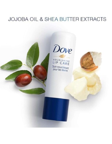 dove balsamo labbra stick 4.8g - nourishing lip care - essential intensiv: tuttocasashop.it: igiene e cura della persona