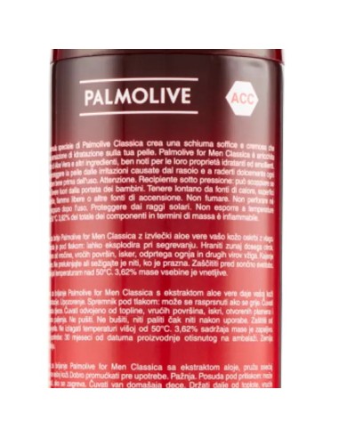 palmolive schiuma da barba 300ml - classica idratante con aloe vera: tuttocasashop.it: igiene e cura della persona