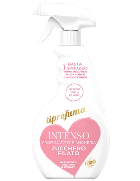 Oro Tiprofuma Profumatore biancheria spray Zucchero Filato 650 ml