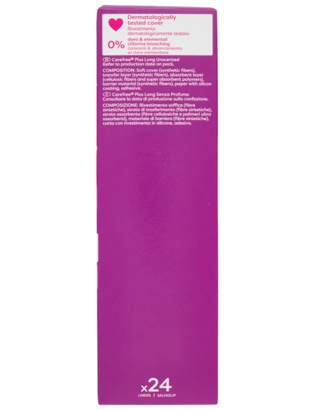 Carefree Plus Long Proteggislip 24 Pezzi 5 in 1