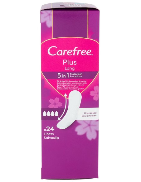 Carefree Plus Long Proteggislip 24 Pezzi 5 in 1