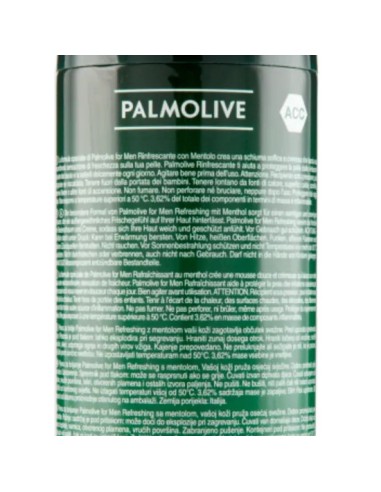 palmolive schiuma da barba 300ml - rinfrescante al mentolo: tuttocasashop.it: igiene e cura della persona