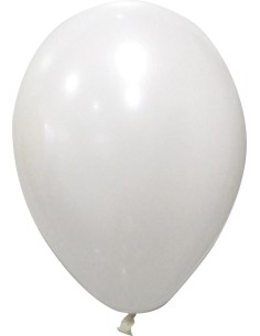 12 palloncini gonfiabili - 19x30cm - bianco - party feste: tuttocasashop.it: carta & monouso