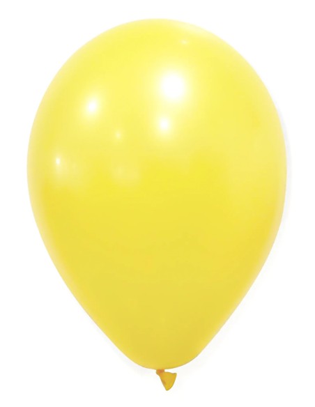 12 palloncini gonfiabili - 19x30cm - giallo - party - feste: tuttocasashop.it: carta & monouso