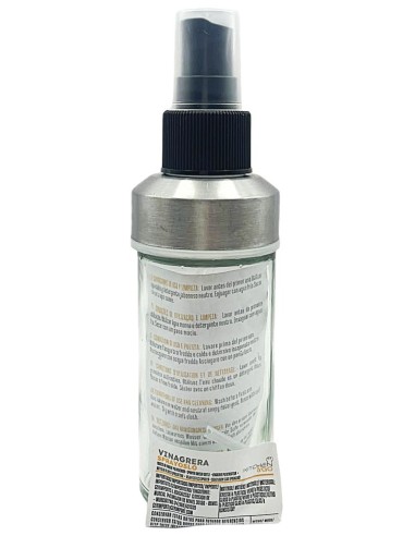 bottiglia in vetro 90ml - con spruzzino vaporizzatore olio friggitrice aria: tuttocasashop.it: altro - bazar