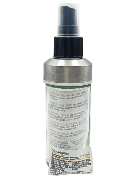bottiglia in vetro 90ml - con spruzzino vaporizzatore olio friggitrice aria: tuttocasashop.it: altro - bazar