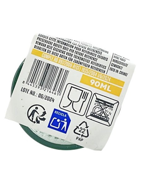 bottiglia in vetro 90ml - con spruzzino vaporizzatore olio friggitrice aria: tuttocasashop.it: altro - bazar