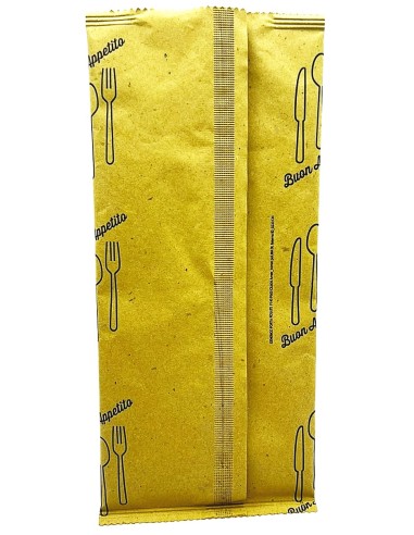 1000 buste portaposate in carta con tovaglioli - cartapaglia buon appetito: tuttocasashop.it: carta & monouso