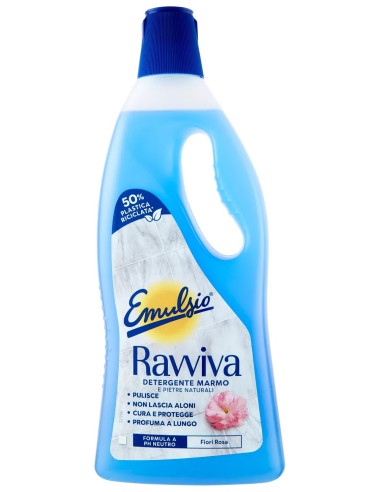 Emulsio Ravviva Detergente Marmo 750 ml Fiori Rosa