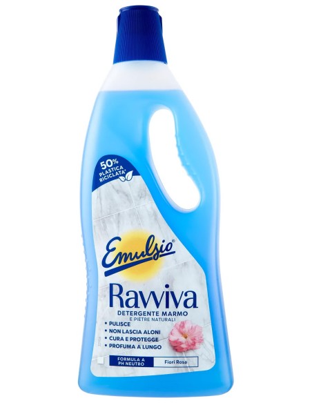 Emulsio Ravviva Detergente Marmo 750 ml Fiori Rosa