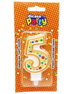 Dicasa Candelina Buon Compleanno - Numero 5