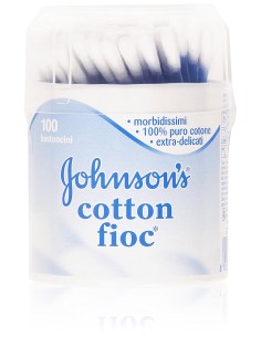 Johnson's Cotton Fioc 100 bastoncini in cotone