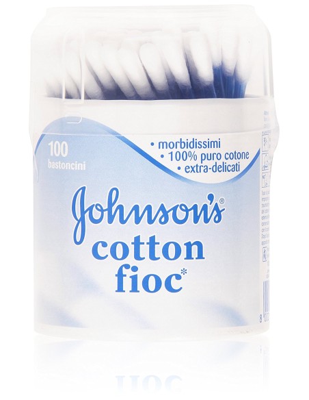 Johnson's Cotton Fioc 100 bastoncini in cotone