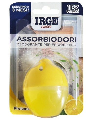 Irge Casa Assorbiodori Frigo Ovetto al Limone