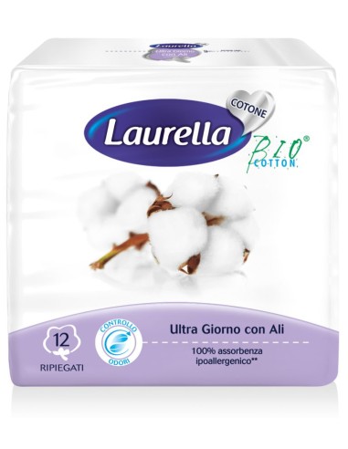 Laurella Cotone Ultra Giorno con Ali - 12 Assorbenti