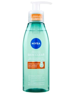 Nivea Derma Skin Clear Gel Detergente Viso 150 ml