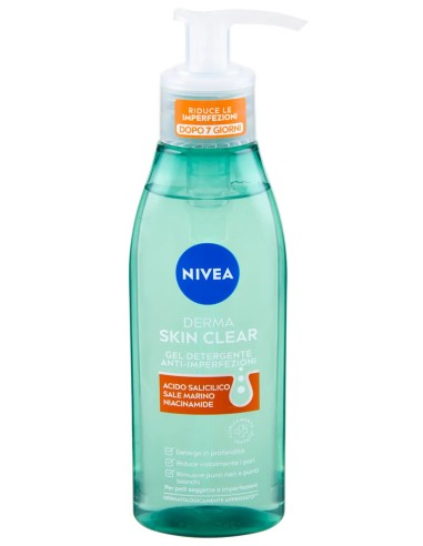 Nivea Derma Skin Clear Gel Detergente Viso 150 ml